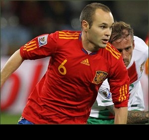 UEFA name Spain's Iniesta as player of Euro 2012