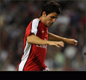 Arsenal captain Fabregas remaining calm over CL progression