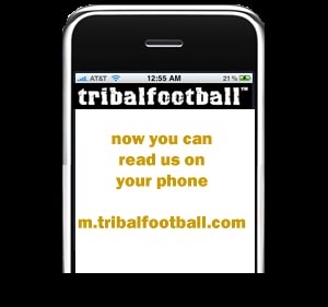 tribalfootball.com on your phone