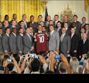 Colorado Rapids hosted at White House by President Obama