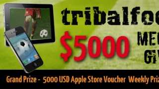 WIN $5,000 Mega Apple Giveaway with tribalfootball.com