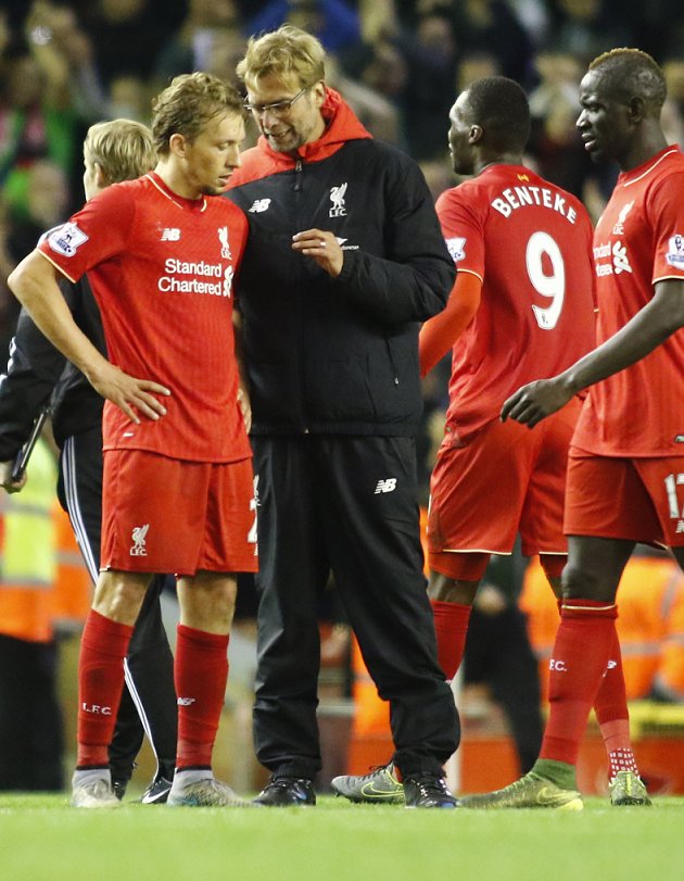 ​Liverpool lose Lucas to injury for six weeks