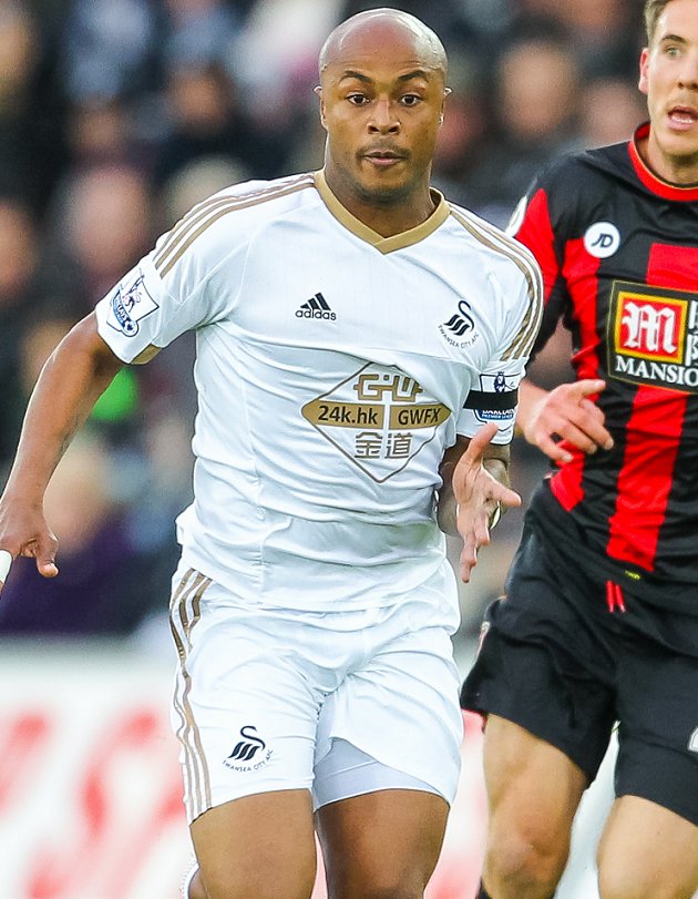 Swansea forward Ayew pleased with Crystal Palace loan move