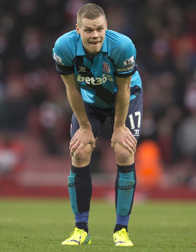 ​Hughes reveals Stoke defender Shawcross out for a month