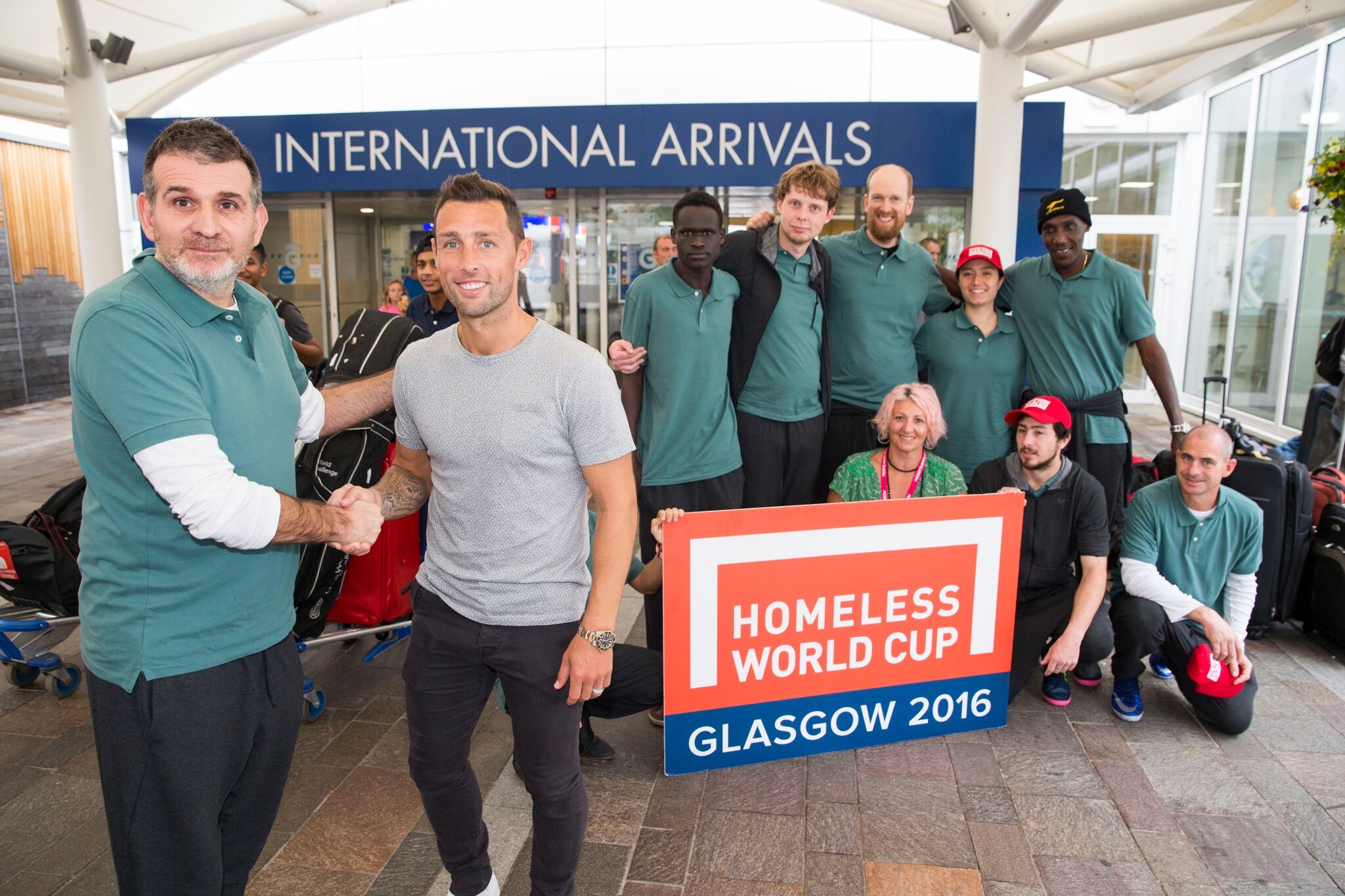​Scott McDonald welcomes Australian team to Glasgow for Homeless World Cup