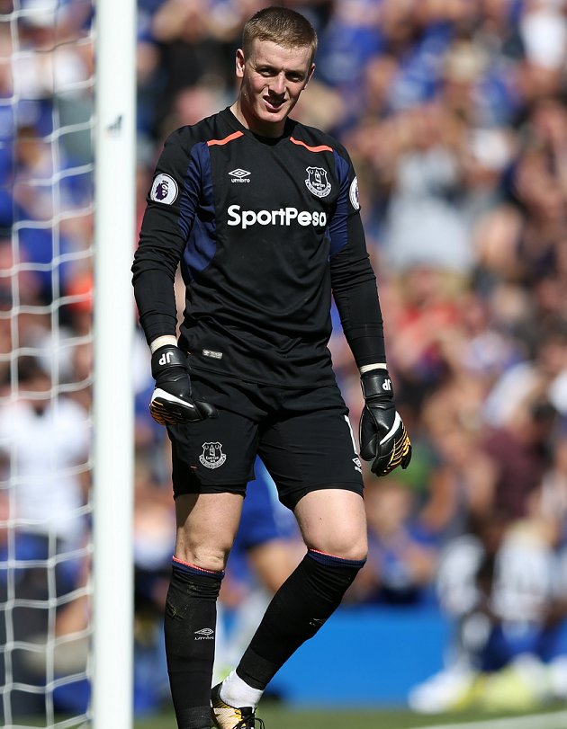 ​England keeper Pickford: I'm not far away from Courtois