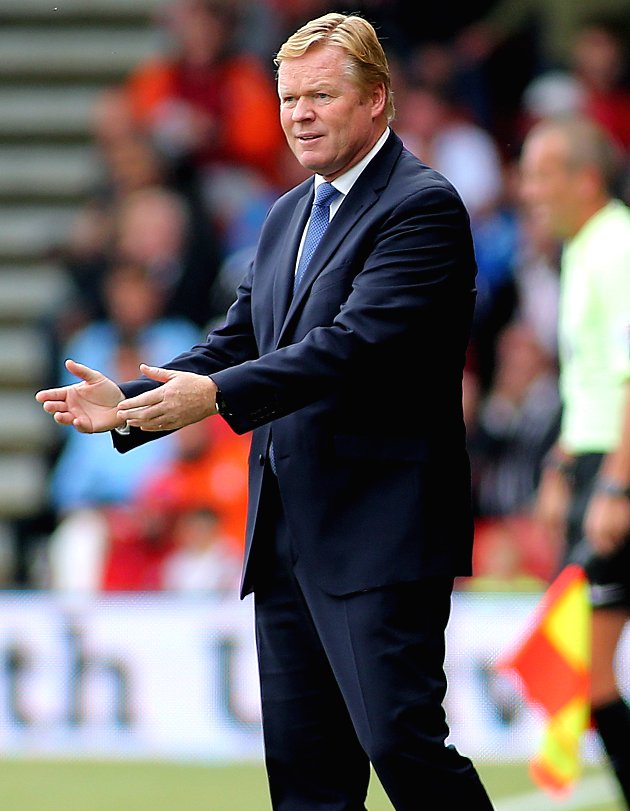 Everton push to end contract with Holland coach Koeman