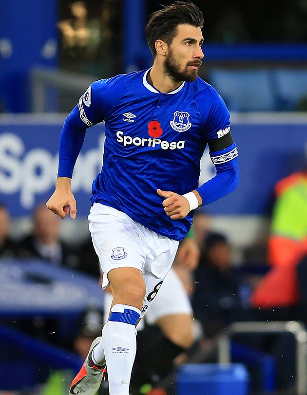 ​Everton undeterred by fee for Barcelona loanee Andre Gomes