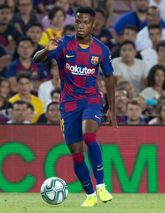 Barcelona whizkid Ansu Fati drops back to B team