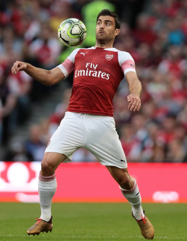 WATCH: Arsenal defender Sokratis raps Son with diver claims