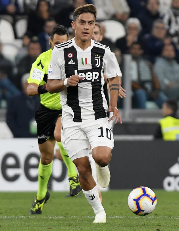 Juventus coach Allegri delighted with 'improving' Dybala