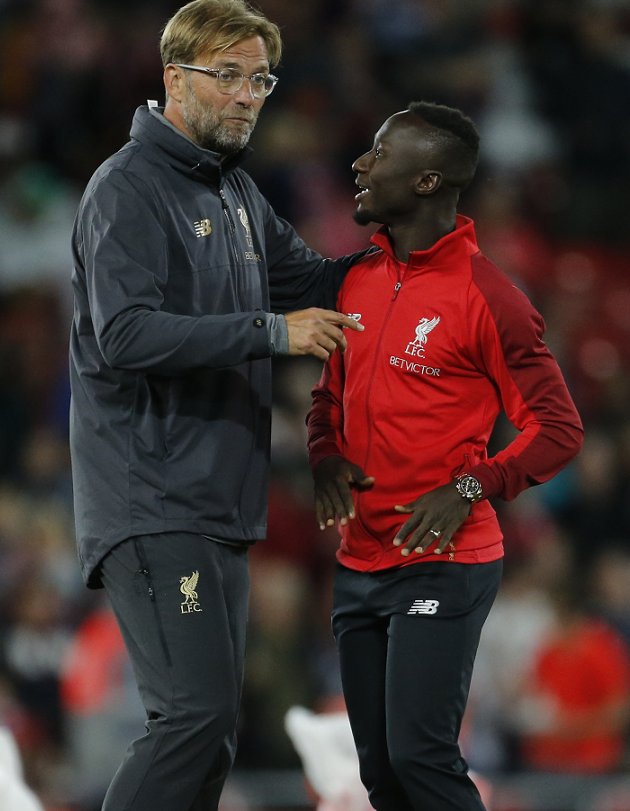 Liverpool midfielder Keita could feature against Man City