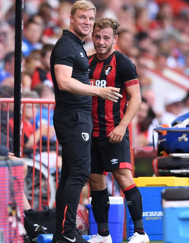 ​Bournemouth boss Howe praises Simpson: He's a lot better than me!