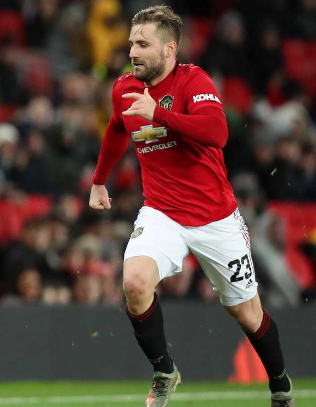 ​Shaw determined to play in a Man Utd cup final