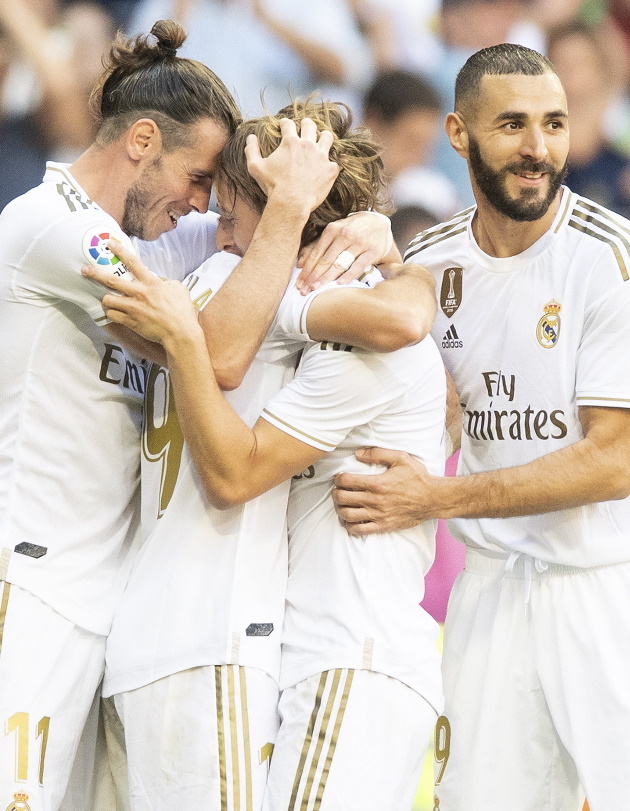 Luka Jovic back in training at Real Madrid