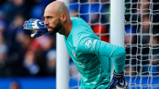 Ex-Chelsea keeper Caballero training with AFC Wimbledon