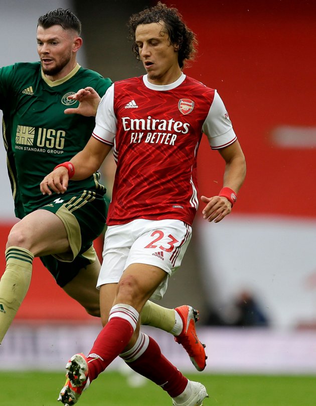 ​Arsenal boss Arteta confirms David Luiz injury concern