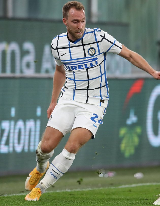 Inter Milan coach Conte pleased for goalscorer Eriksen after Napoli draw