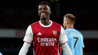 Arsenal striker Nketiah: I know I can learn from Aubameyang