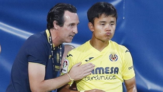 Villarreal coach Emery happy for Real Madrid midfielder Kubo to leave