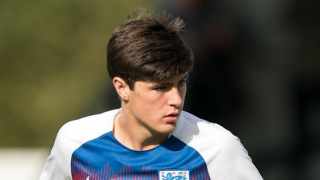 Layton Stewart delighted with hat-trick for Liverpool U18s