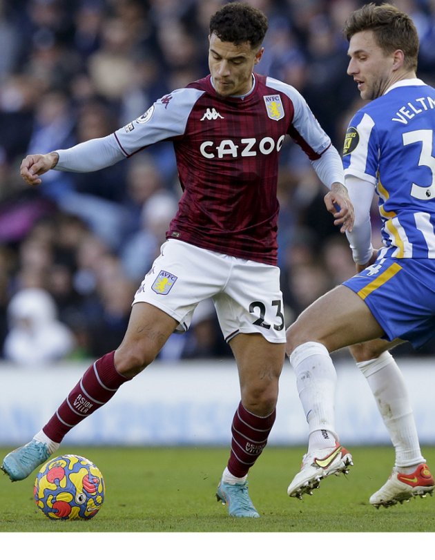Saudi Pro League club remain in talks with Aston Villa midfielder Coutinho