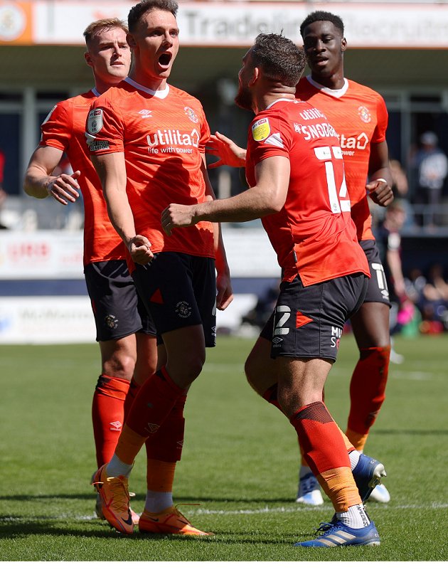 Luton players concerned for Lockyer after winning Prem promotion in Coventry shootout