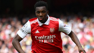 ​Leeds looked into signing Arsenal striker Nketiah before contract extension