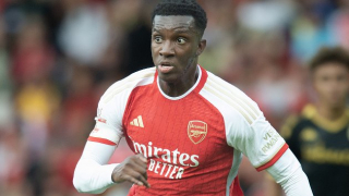 Arsenal striker Nketiah: Great season start; Rice making difference