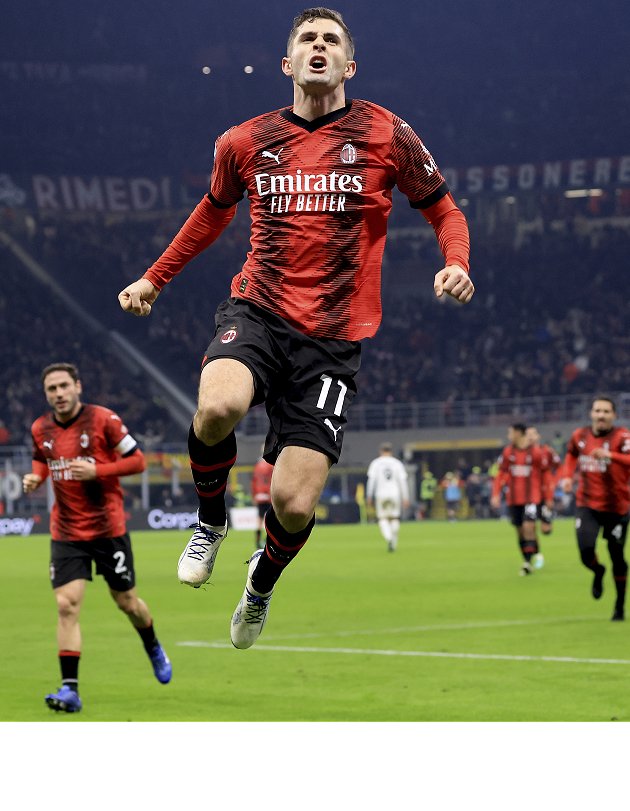 AC Milan attacker Pulisic happy scoring in victory over Slavia Prague